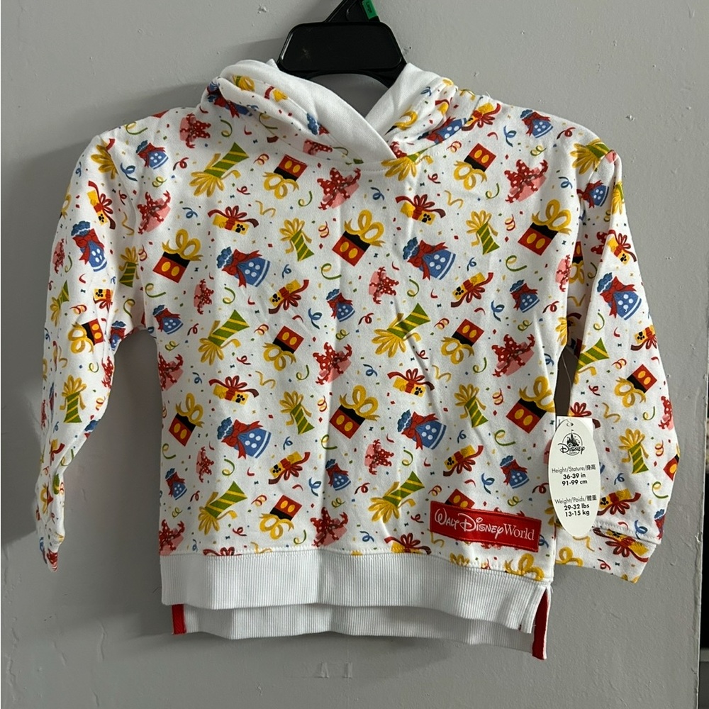 BRAND NEW - Disney Parks - "Let's Celebrate" YOUTH Hoodie - WDW Size XXS (3)